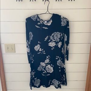 Floral knit dress